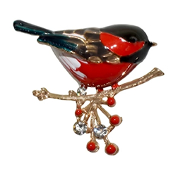 Brooch Bird On Branch