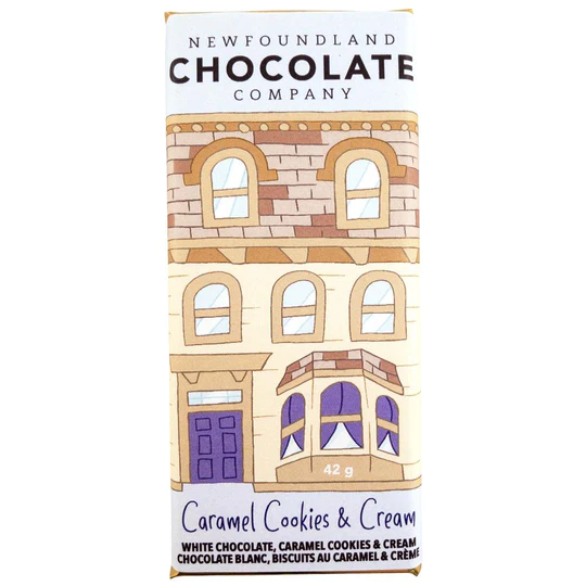Caramel Cookies & Cream White Chocolate Bar