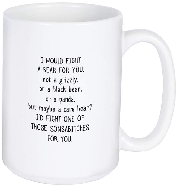 Boxed Mug Fight a Bear