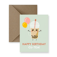 Cu-Tea Birthday Card