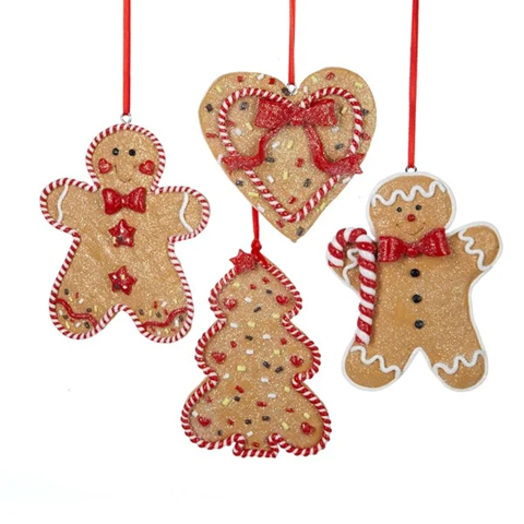 Gingerbread Peppermint Cookie Ornament