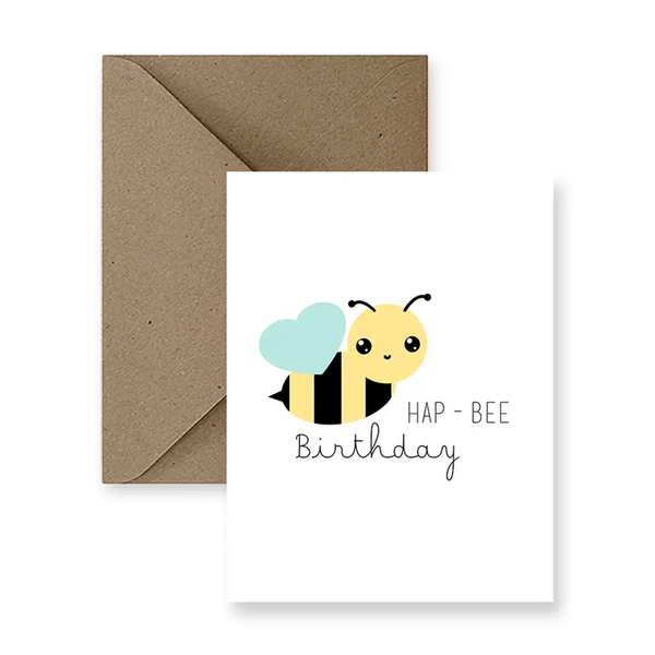 Hap-Bee Birthday Card