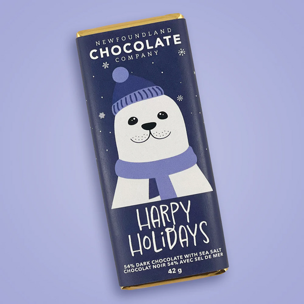 Harpy Holidays Dark Chocolate Sea Salt Bar
