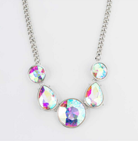 Aurora Faceted Glass Necklace