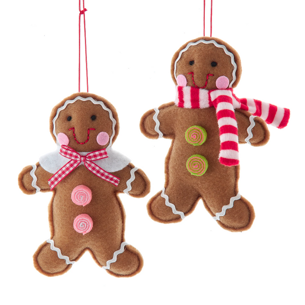 Felt Gingerbread Boy/Girl Ornament