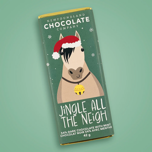 Jingle All The Neigh Dark Mint Chocolate Bar