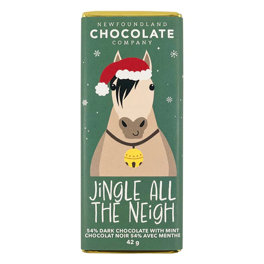 Jingle All The Neigh Dark Mint Chocolate Bar