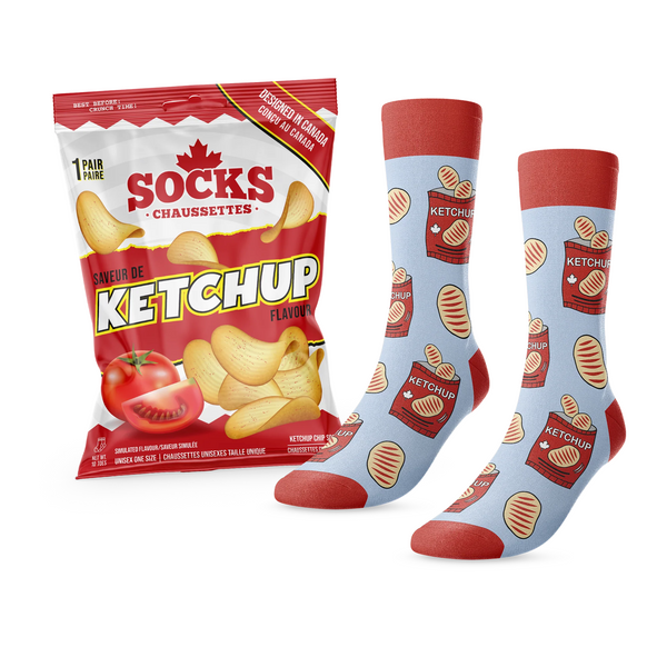 Ketchup Chips Socks