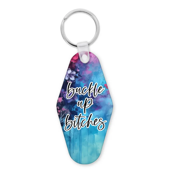 Keychain Buckle Up Bitches