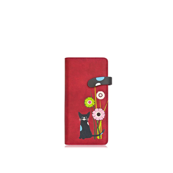 Leni Long Wallet Red