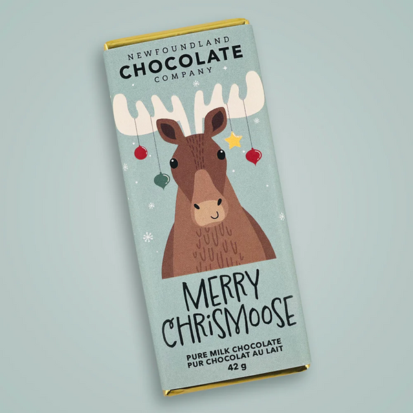 Merry Chrismoose Milk Chocolate Bar