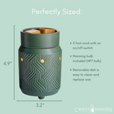 Midsize Illumination Wax Warmer Jade