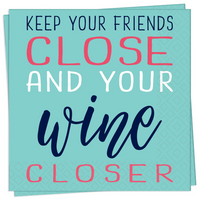Paper Cocktail Napkins Wine Closer