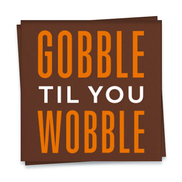 Paper Cocktail Napkins Gobble