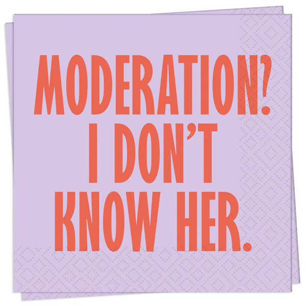 Paper Cocktail Napkins Moderation