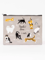 Zipper Pouch People I Love: Cats