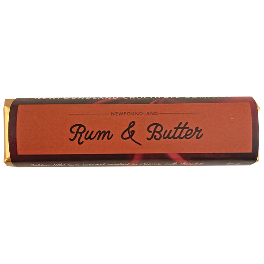 Newfoundland Rum & Butter Milk Chocolate Bar