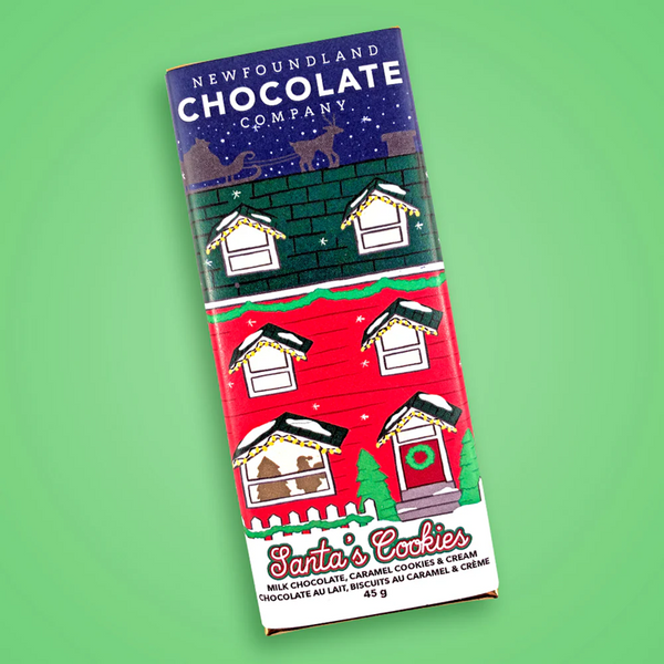 Santa's Cookies Milk Chocolate Bar