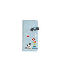 Scruffy Long Wallet Blue