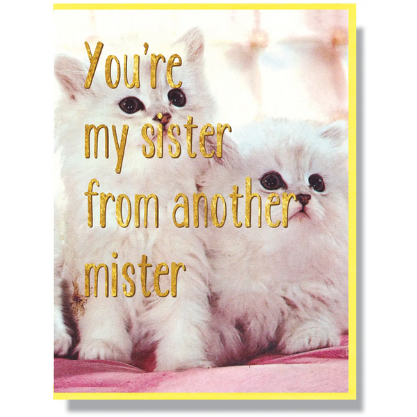 Sister From Another Mister Card