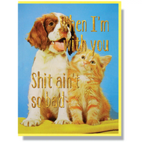 When I'm With You Card