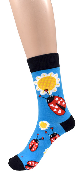 Women's Socks Ladybugs