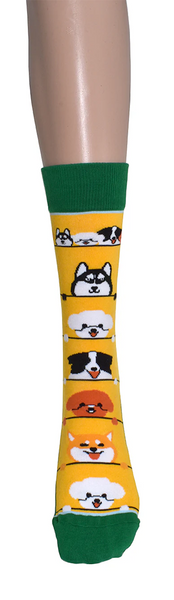 Women's Socks Dog Faces