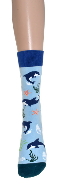 Women's Socks Dolphin Sea