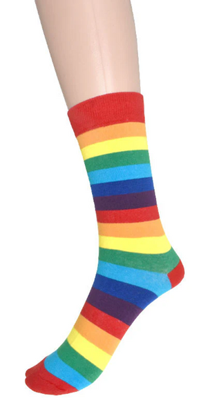 Women's Socks Rainbow Stripes