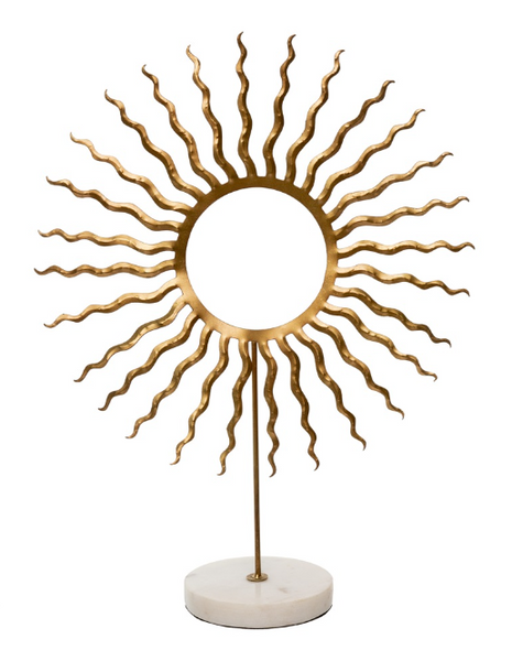 Soleil Wreath on Stand