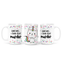 Think About Murder Mug