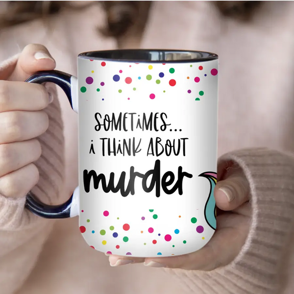 Think About Murder Mug