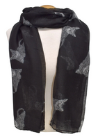 Cat Rest Black Scarf