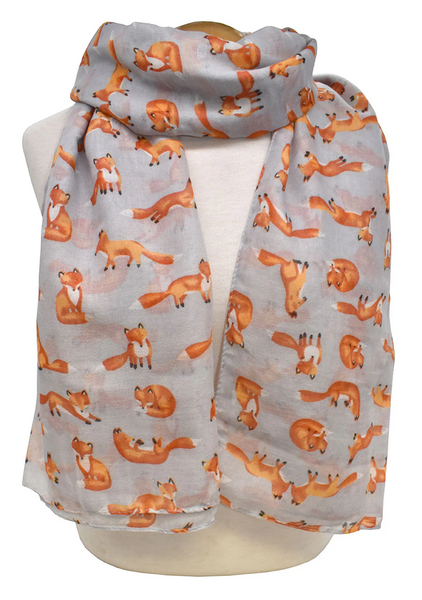 Foxes Grey Scarf