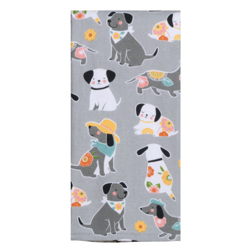 Cat/Dog Patch Terry Towel Dogs