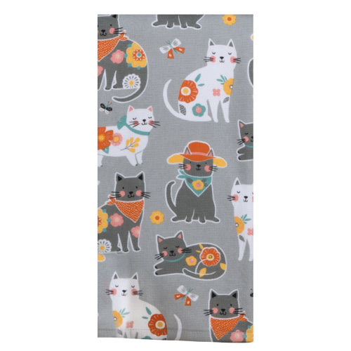 Cat/Dog Patch Terry Towel Cats