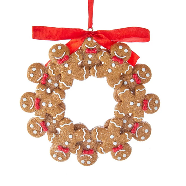Gingerbread Boy Wreath Ornament