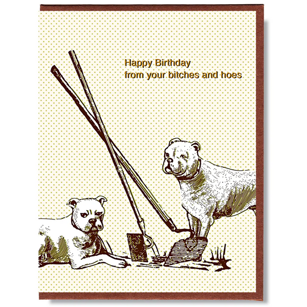 Bitches & Hoes Card