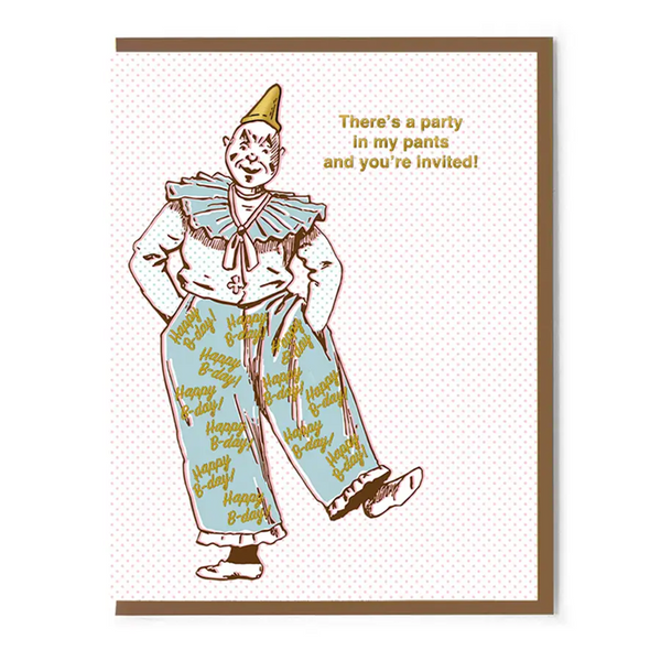 Party In My Pants Card