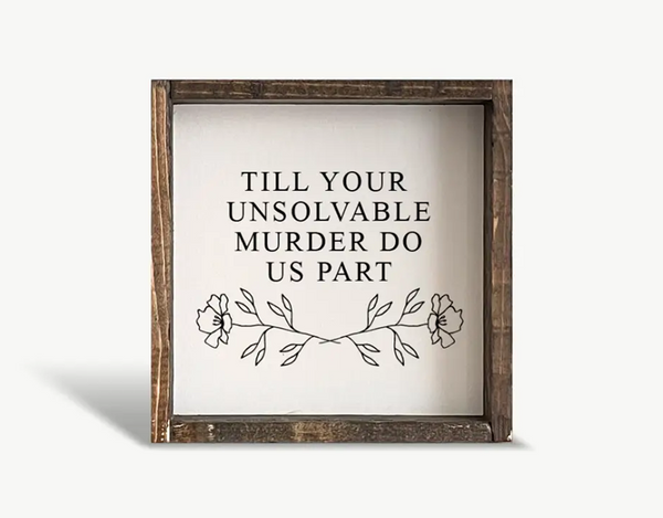 Box Framed Print Unsolvable Murder