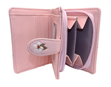 Small Zipper Wallet Cowgirl Boots Pink
