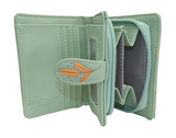 Small Zipper Wallet Chicken Farm Green