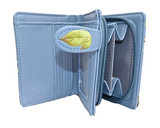 Small Zipper Wallet Frog Forest Blue