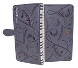 Large Zipper Wallet Music Steel