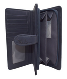 Large Zipper Wallet Music Steel