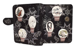 Small Zipper Wallet Snow Globes Black