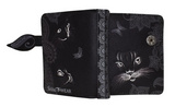 Small Zipper Wallet Shadow Cat Black