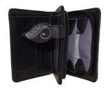 Small Zipper Wallet Shadow Cat Black