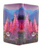 Large Zipper Wallet River Chickadee