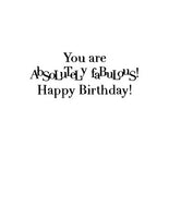 Birthday Card Sweetie Darling